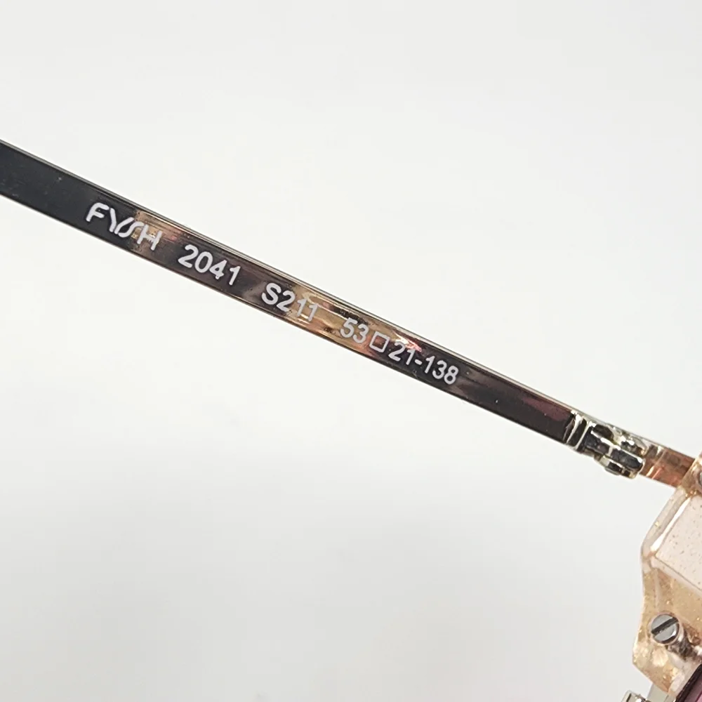 FYSH‎ F-2041 Cat Eye Sunglasses in Blush Gold